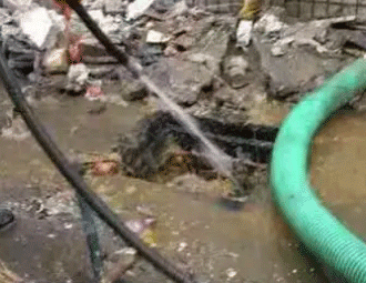 浉河通下水道的小妙招